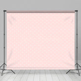 Lofaris Sweet Pink White Stars Birthday Cake Smash Backdrops