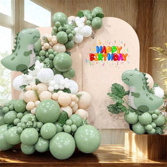 Lofaris Sweet Simple Happy Birthday Nude Color Arch Backdrop