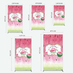 Lofaris Sweetie One In A Melon Birthday Rectangle Backdrop