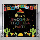 Lofaris Taco Tequila Party Carnival Custom Birthday Backdrop