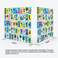 Lofaris Tarot Card Cartoon Birthday Square Tension Backdrop