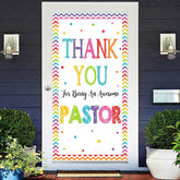 Lofaris Thank You For Being An Awesome Pastor Party Door Cover