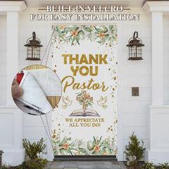 Lofaris Thank You Pastor We Appreciate All Do Door Cover