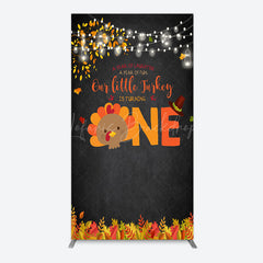 Lofaris Thanksgiving Little Turkey 1st Birthday Arch Backdrop