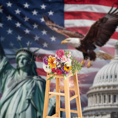 Lofaris The White House Celebration Eagle Photo Backdrop