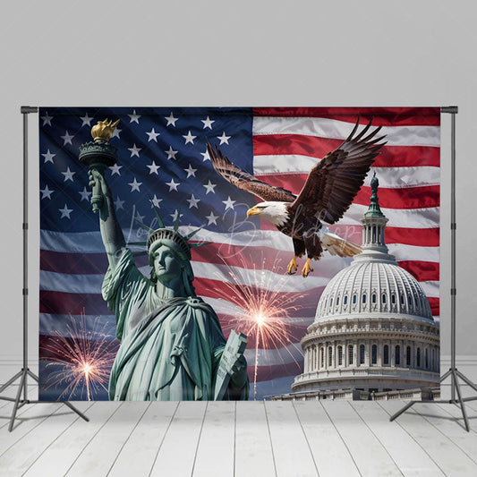 Lofaris The White House Celebration Eagle Photo Backdrop