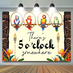 Lofaris Theres 5 O Clock Somewhere Holiday Party Backdrop