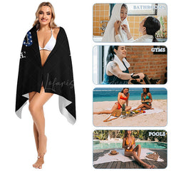 Lofaris This Is What A Crazy Papa Custom Name Beach Towel