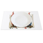 Lofaris Three Gnomes Holding Hearts Set of 4 Placemats Best Friends Valentine Decoration Cute Trio Table Mat