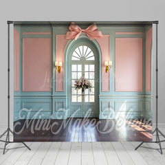 Lofaris Tiffany Green Pink Store Rainbow Floor Room Set Backdrop