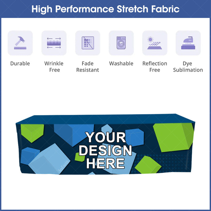 Lofaris Trade Commercial Custom Fitted Table Cover For Exhibition