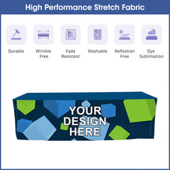 Lofaris Trade Commercial Custom Fitted Table Cover For Exhibition
