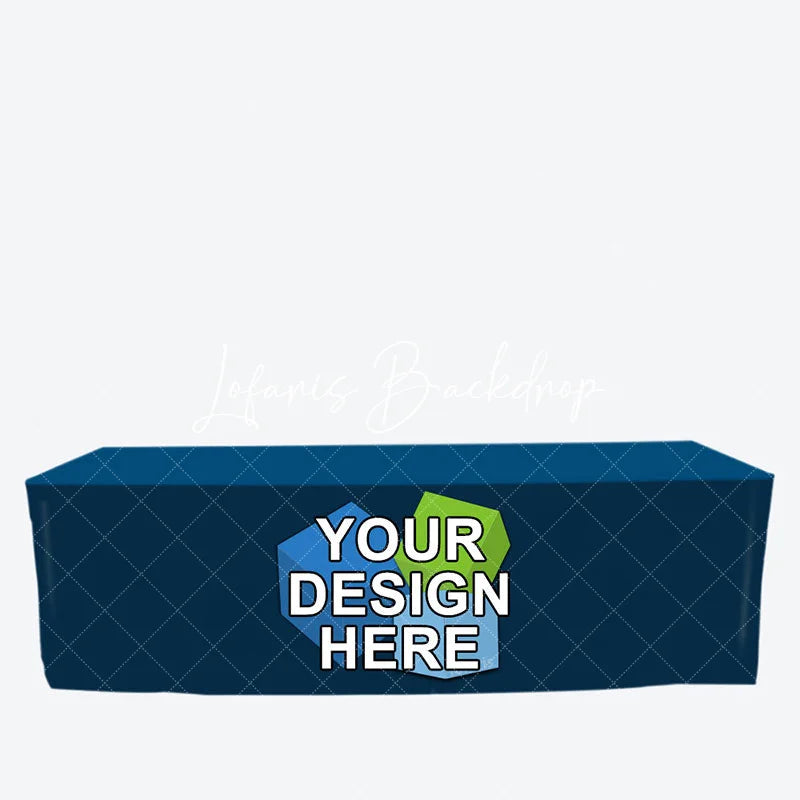 Lofaris Trade Commercial Custom Fitted Table Cover For Exhibition