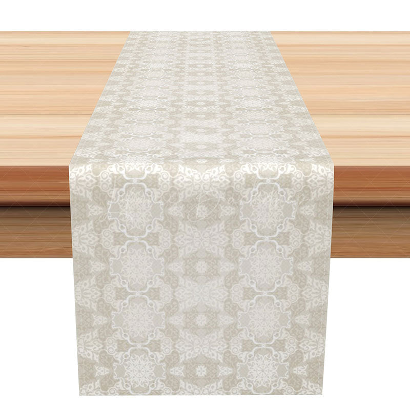 Lofaris Traditional Slovak Folk Art Pattern Table Runner for Ethnic and European Inspired Dining Decor