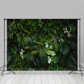Lofaris Tribal Green Monstera Plant Spring Photo Backdrop