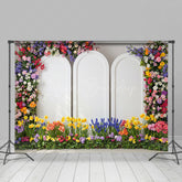 Lofaris Triple Arch Door Floral And Elegant Wedding Backdrop