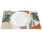 Lofaris Tropical Leaf In Hand Drawn Style Set of 4 Placemats