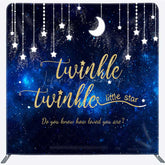Lofaris Twinkle Star Galaxy Moon Baby Shower Tension Backdrop