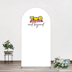 Lofaris Two Infinity And Beyond Simple Birthday Arch Backdrop