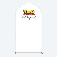 Lofaris Two Infinity And Beyond Simple Birthday Arch Backdrop