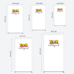 Lofaris Two Infinity And Beyond Simple Birthday Rectangle Backdrop