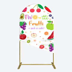 Lofaris Two Tti Frutti Such A Cutie Birthday Arch Backdrop