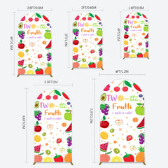 Lofaris Two Tti Frutti Such A Cutie Birthday Arch Backdrop