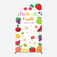 Lofaris Two Tti Frutti Such A Cutie Birthday Half Moon Arch Backdrop