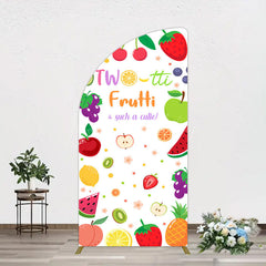 Lofaris Two Tti Frutti Such A Cutie Birthday Half Moon Arch Backdrop