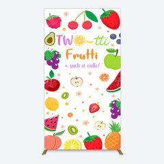 Lofaris Two Tti Frutti Such A Cutie Birthday Rectangle Backdrop