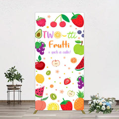 Lofaris Two Tti Frutti Such A Cutie Birthday Rectangle Backdrop
