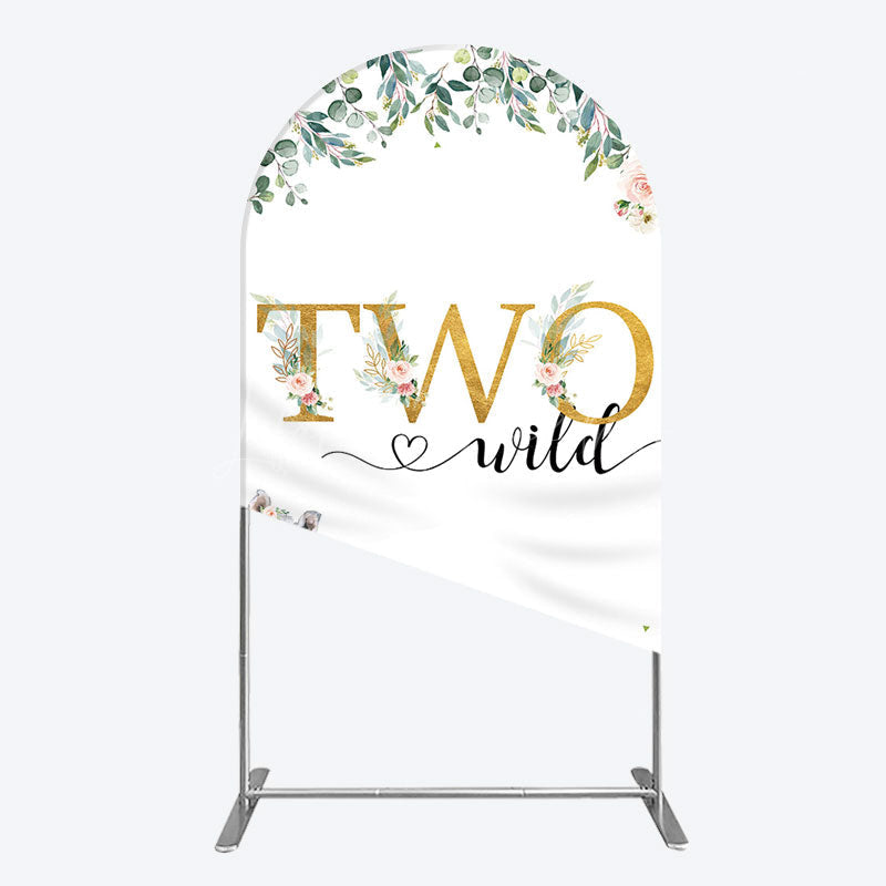 Lofaris Two Wild Animals Boy Birthday Arch Backdrop