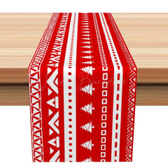 Lofaris Ugly Fair Isle Pattern Christmas Tree Table Runner