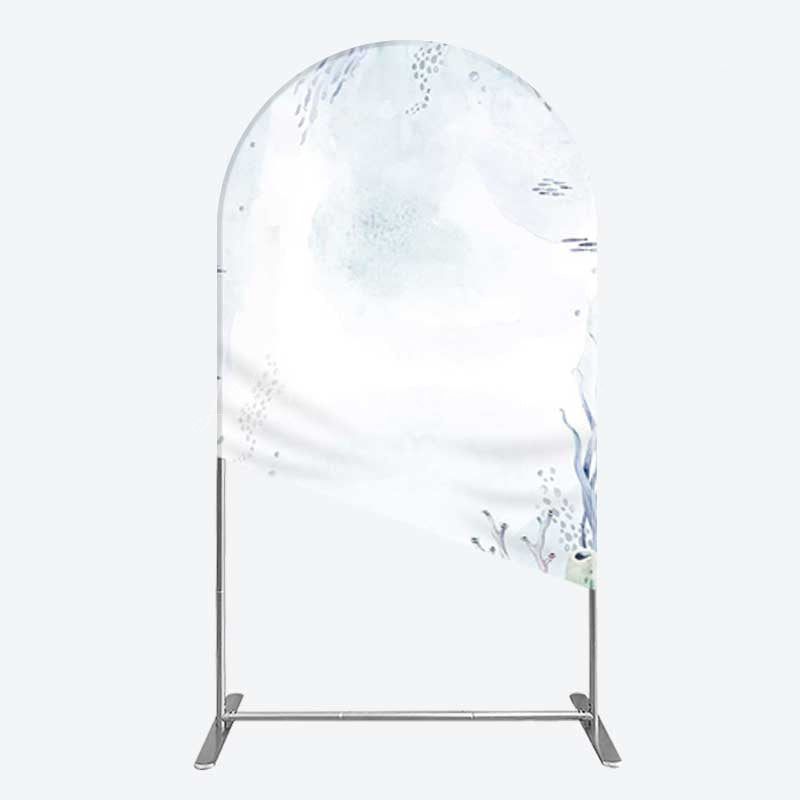 Lofaris Under Sea Coral Birthday Party Arch Backdrop