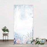 Lofaris Under Sea Coral Birthday Party Rectangle Backdrop