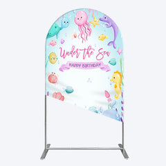 Lofaris Under The Sea Birthday Girl Party Arch Backdrop