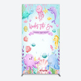 Lofaris Under The Sea Birthday Girl Party Rectangle Backdrop