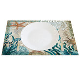 Lofaris Underwater World Turtle Summer Set of 4 Placemats