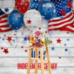 Lofaris United States Flag Balloon Independence Day Backdrop