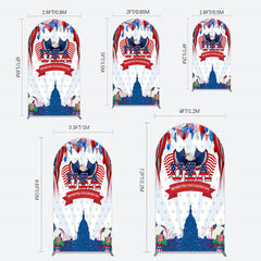 Lofaris Usa Flag Presidential Inauguration Day Arch Backdrop