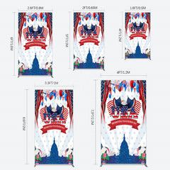 Lofaris Usa Flag Presidential Inauguration Day Rectangle Backdrop
