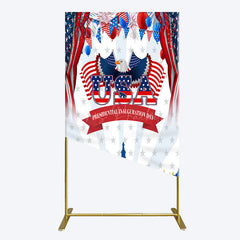 Lofaris Usa Flag Presidential Inauguration Day Rectangle Backdrop