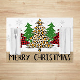 Lofaris Various Christmas Tree Snowflakes Set Of 4 Placemats
