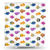 Lofaris Various Color Undersea Tropical Fish Shower Curtain
