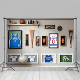 Lofaris Various Sports Frame Wall Fathers Day Photo Backdrop
