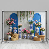 Lofaris Vase Bouquets Fresh Double Arch Wedding Backdrop