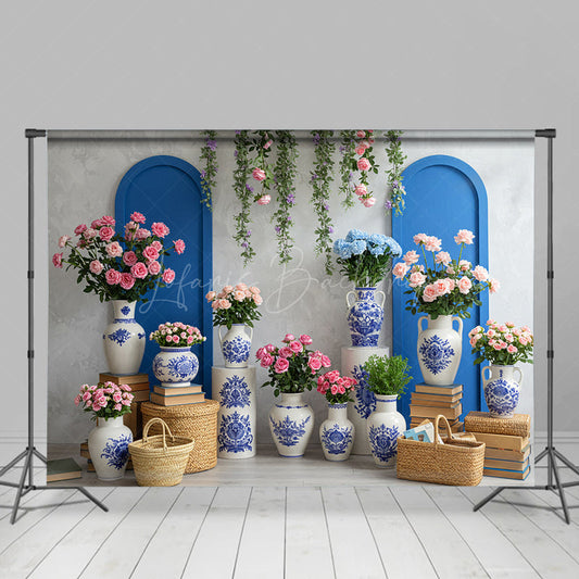 Lofaris Vase Bouquets Fresh Double Arch Wedding Backdrop