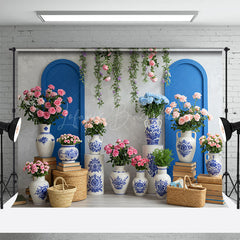 Lofaris Vase Bouquets Fresh Double Arch Wedding Backdrop