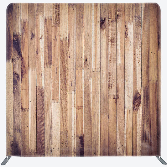 Lofaris Vertical Wood Minimalist Square Tension Backdrop