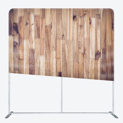 Lofaris Vertical Wood Minimalist Square Tension Backdrop